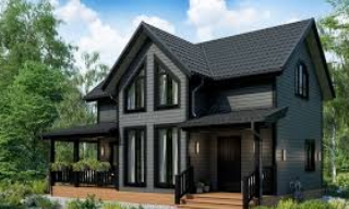 Проекты каркасных домов с террасой от 3695 рублей | Строй-Скм