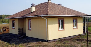 Одноэтажный дом из панелей под ключ в Искитиме - Строй-Скм от 137215 рублей